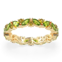 Marquise and Round Eternity Aniya Band