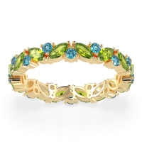 Marquise and Round Eternity Aniya Band