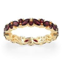 Marquise and Round Eternity Aniya Band