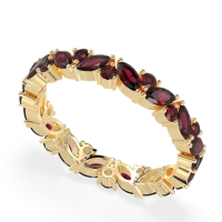 Marquise and Round Eternity Aniya Band