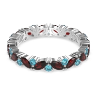 Marquise and Round Eternity Aniya Band