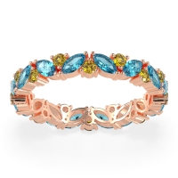 Marquise and Round Eternity Aniya Band