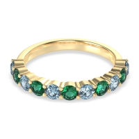 Classic Half Eternity Naina Band
