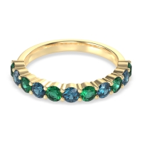 Classic Half Eternity Naina Band