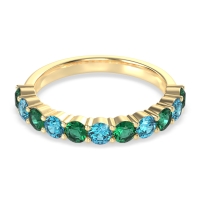 Classic Half Eternity Naina Band