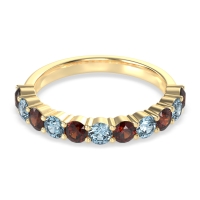 Classic Half Eternity Naina Band
