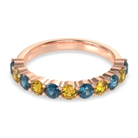 Classic Half Eternity Naina Band