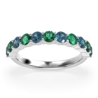 Classic Half Eternity Naina Band