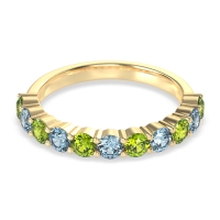 Classic Half Eternity Naina Band