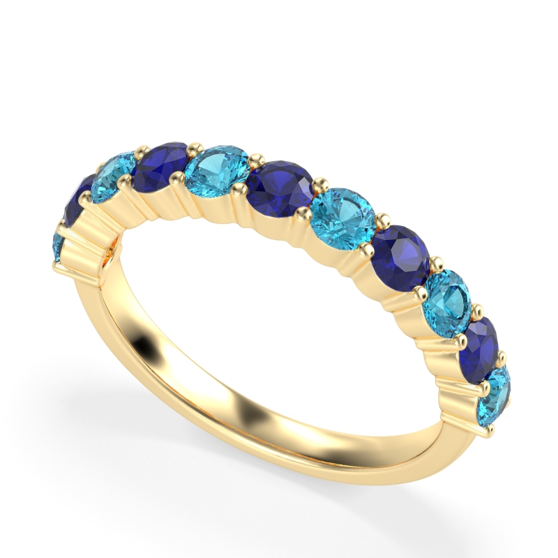 Classic Half Eternity Naina Band