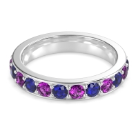 Channel Prong Set Eternity Surya Band