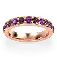 Channel Prong Set Eternity Surya Band