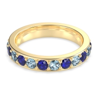 Channel Prong Set Eternity Surya Band