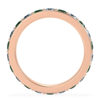 Channel Prong Set Eternity Surya Band