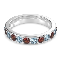 Channel Prong Set Eternity Surya Band