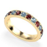 Channel Prong Set Eternity Surya Band