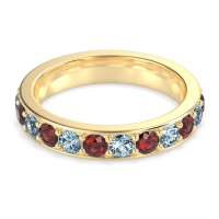 Channel Prong Set Eternity Surya Band