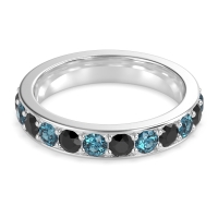 Channel Prong Set Eternity Surya Band