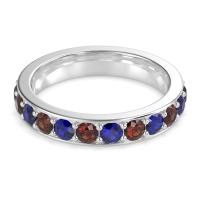 Channel Prong Set Eternity Surya Band