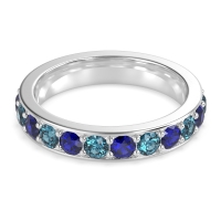 Channel Prong Set Eternity Surya Band