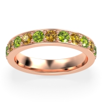 Channel Prong Set Eternity Surya Band