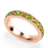 Channel Prong Set Eternity Surya Band