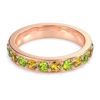 Channel Prong Set Eternity Surya Band