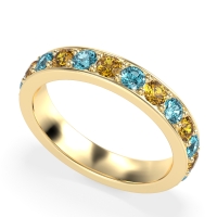 Channel Prong Set Eternity Surya Band