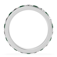 Channel Prong Set Eternity Surya Band