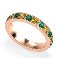 Channel Prong Set Eternity Surya Band