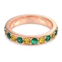 Channel Prong Set Eternity Surya Band