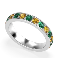 Channel Prong Set Eternity Surya Band