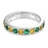 Channel Prong Set Eternity Surya Band