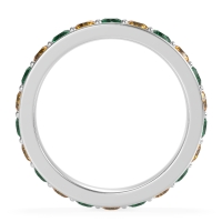 Channel Prong Set Eternity Surya Band