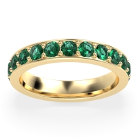 Channel Prong Set Eternity Surya Band