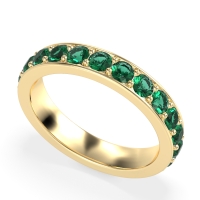 Channel Prong Set Eternity Surya Band