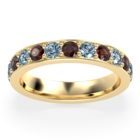 Channel Prong Set Eternity Surya Band