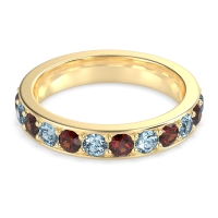 Channel Prong Set Eternity Surya Band