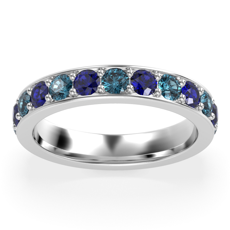 Channel Prong Set Eternity Surya Band