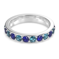 Channel Prong Set Eternity Surya Band