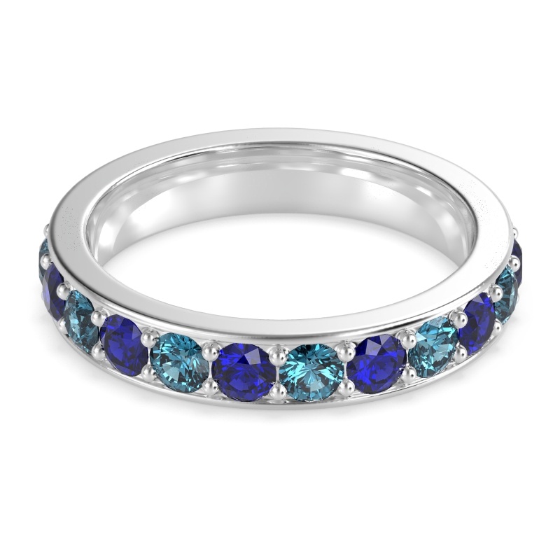 Channel Prong Set Eternity Surya Band