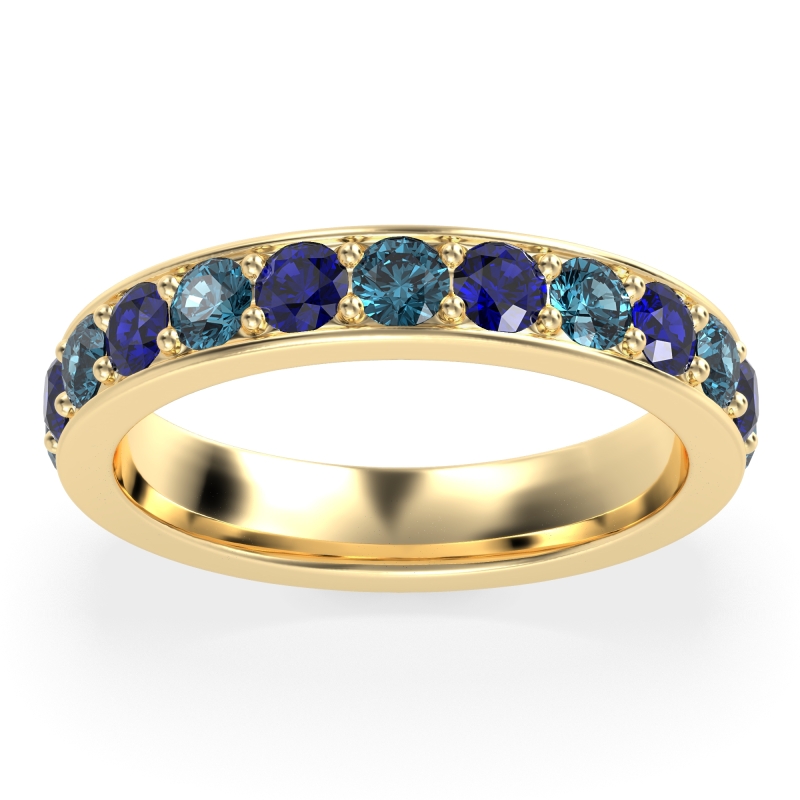 Channel Prong Set Eternity Surya Band