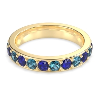 Channel Prong Set Eternity Surya Band