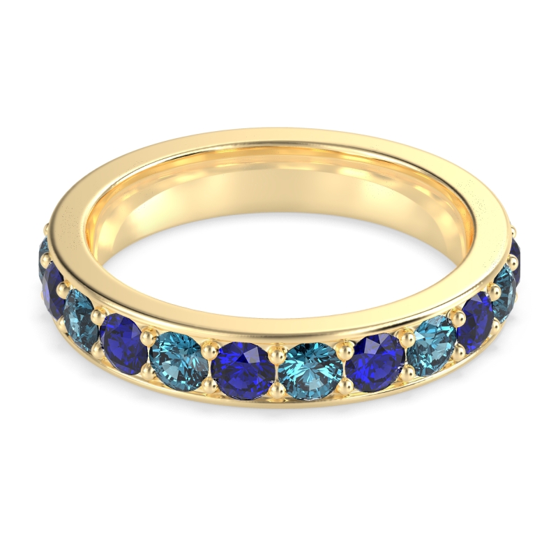 Channel Prong Set Eternity Surya Band