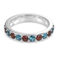 Channel Prong Set Eternity Surya Band