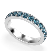 Channel Prong Set Eternity Surya Band