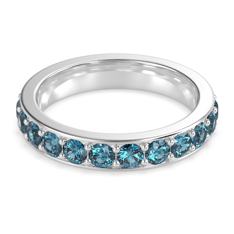 Channel Prong Set Eternity Surya Band