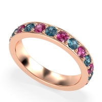 Channel Prong Set Eternity Surya Band