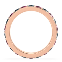 Channel Prong Set Eternity Surya Band