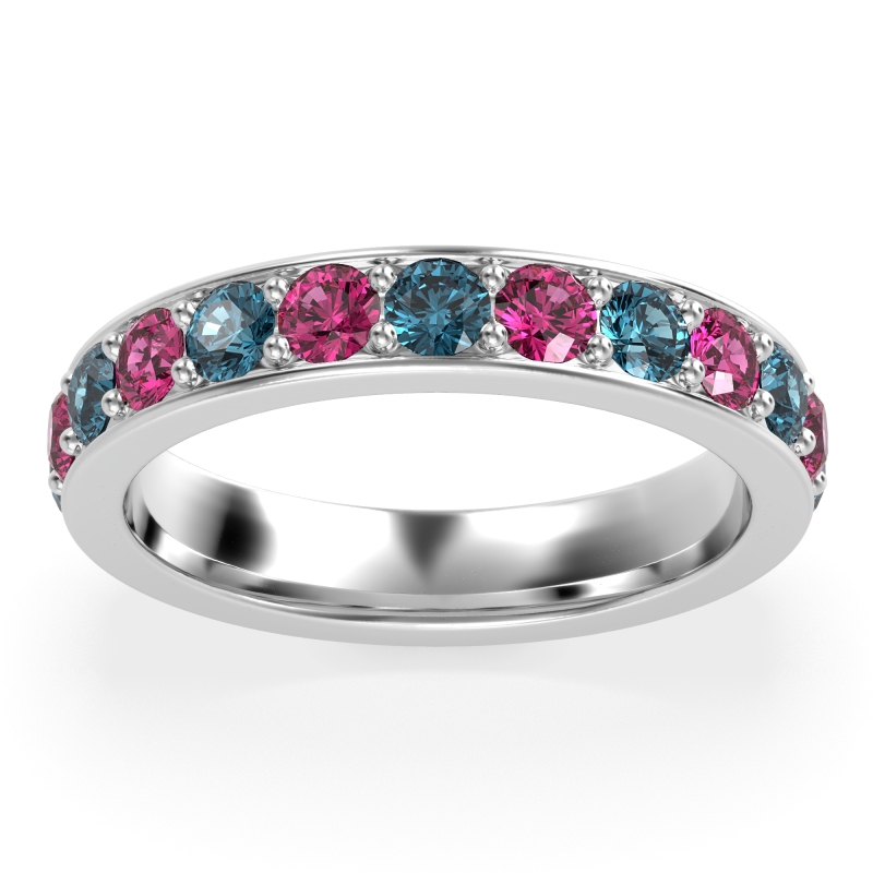 Channel Prong Set Eternity Surya Band